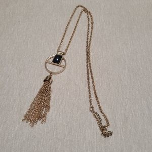 3/$10 Paparazzi Jewelry Long Gold and Black Necklace